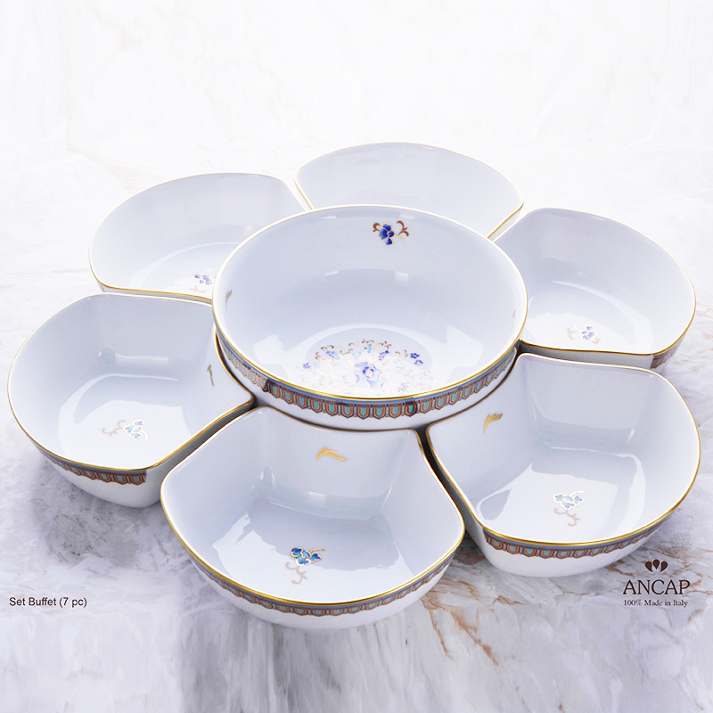 陶瓷花瓣摆盘子